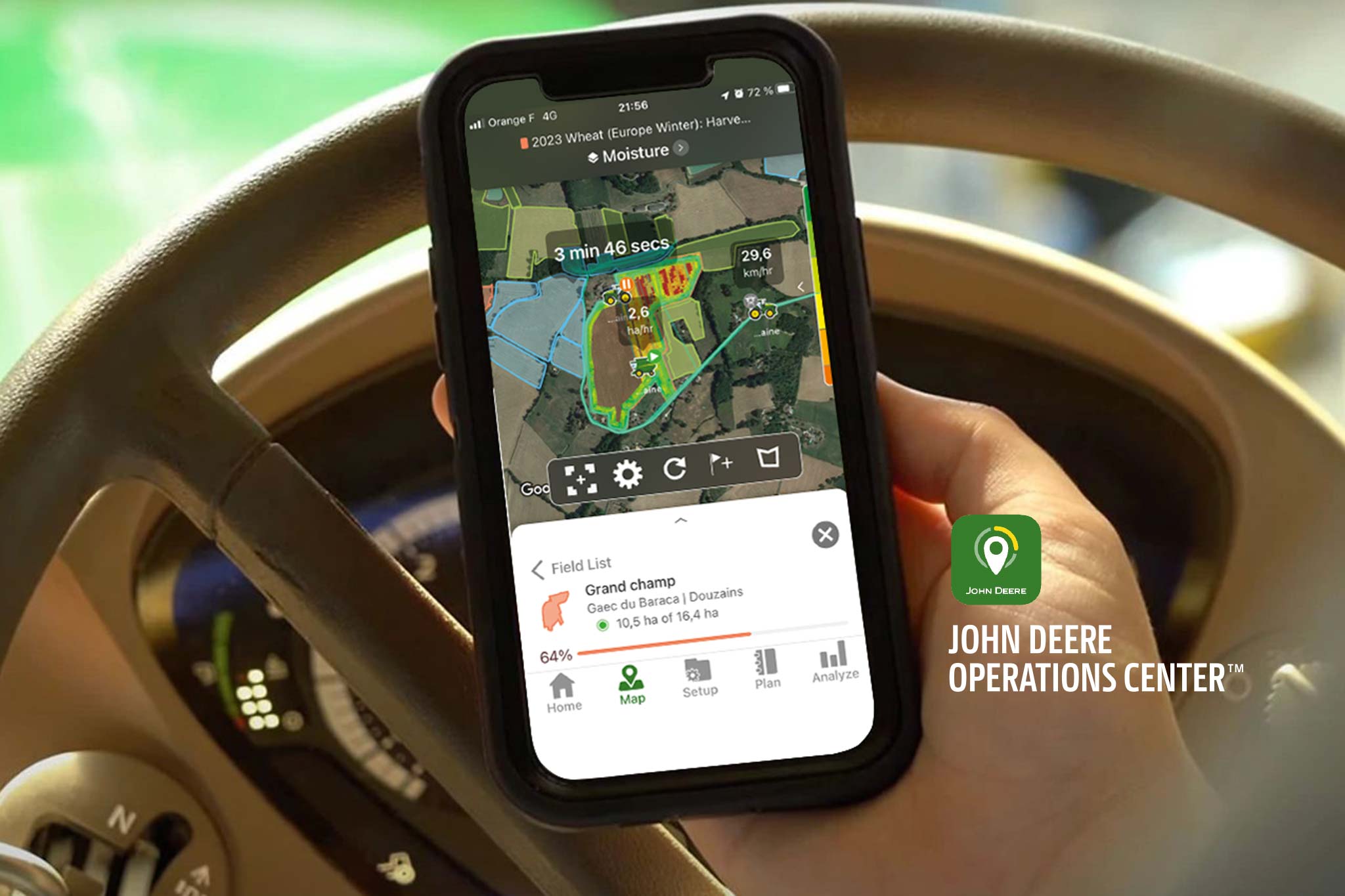 Služba prevádzkového strediska John Deere Operations Center™