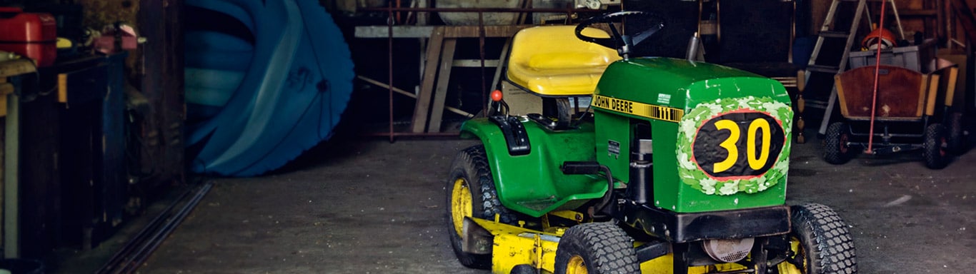 Old Lawn Riding Mower, Homeowner, Barn