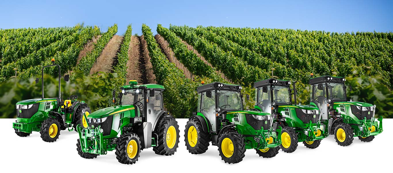 Traktory radu 5 pre špeciálne plodiny